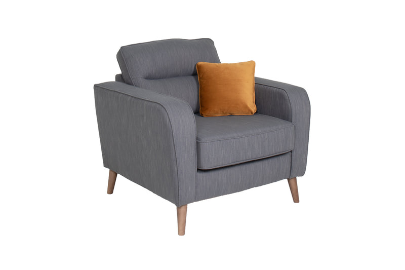 Evermore Armchair - including 1 scatter - Charcoal
