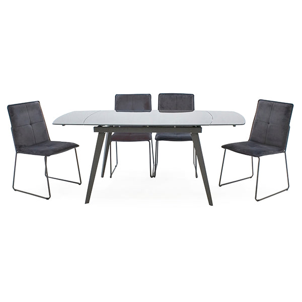 Sabian Dining Table Extending 1200-1800 - Cappuccino