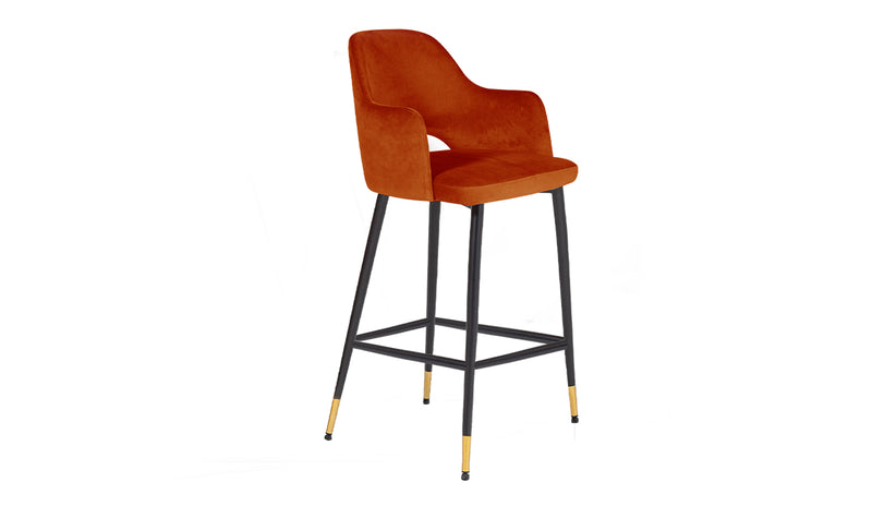 Kanna Bar Stool - Rust