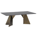 Iris Coffee Table - Stone Golden Black