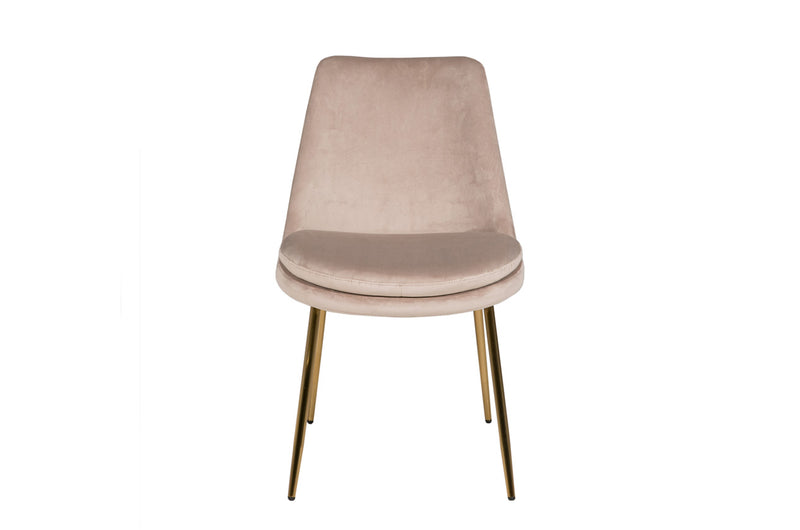 Christy Dining Chair - Sand Gold Leg