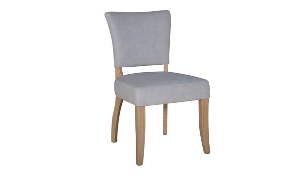 Prince Dining Chair Velvet - Light Grey