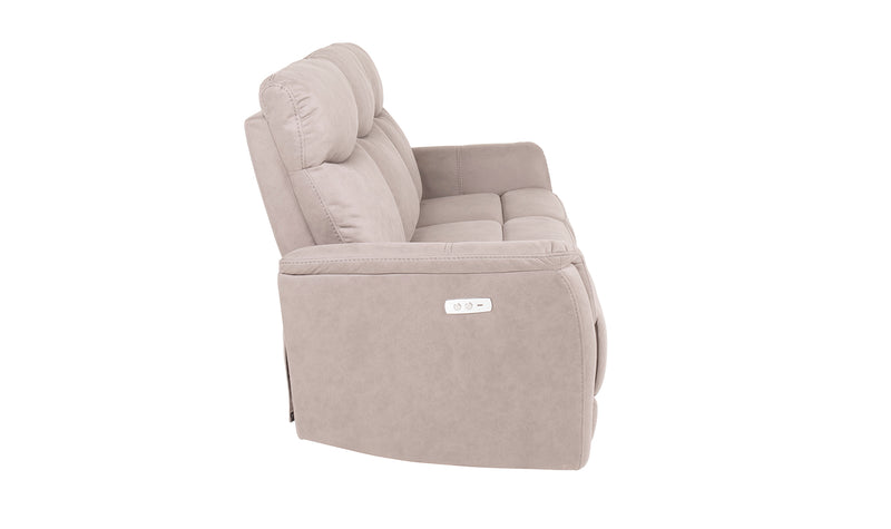 Monty 3 Seater Electric Reclining Sofa - Taupe