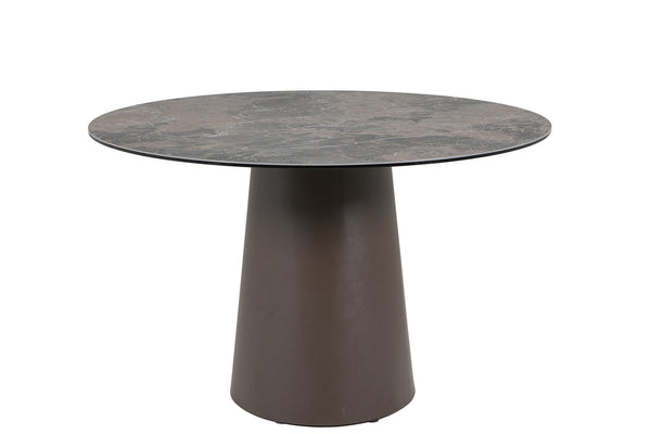 Atom Dining Table 1200 - Ceramic Espresso