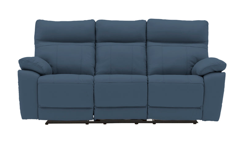 Compiano 3 Seater Reclining Sofa  - Indigo