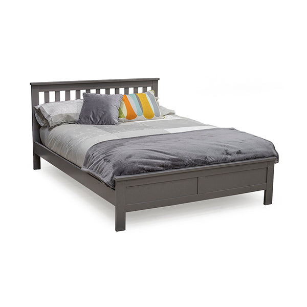 Willbury Bed - 4' 6 Grey
