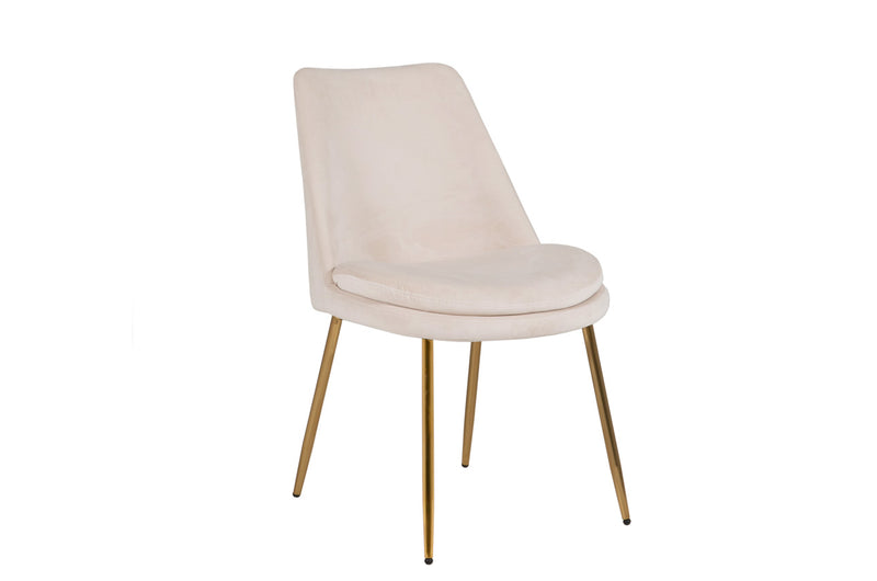 Christy Dining Chair - Oyster Gold Leg