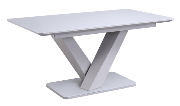 Rossbeg Dining Table Ext - Light Grey Matt 1200/1600