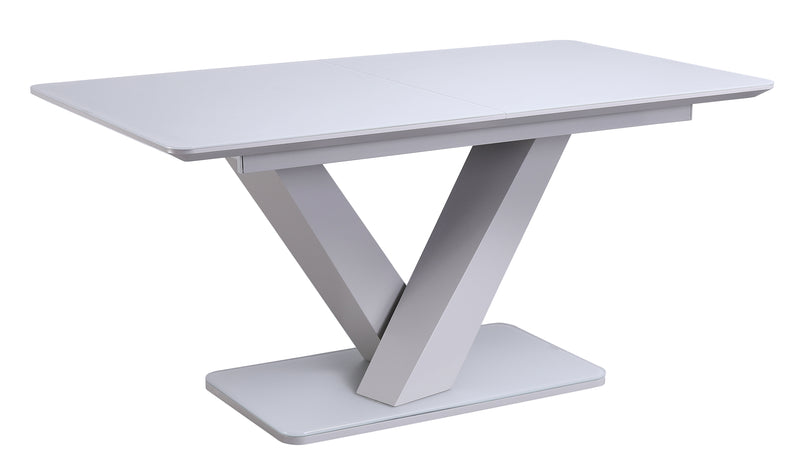 Rossbeg Dining Table Ext - Light Grey Matt 1200/1600