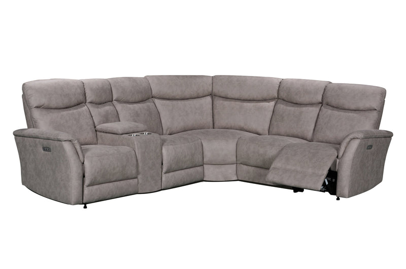Monty Console Sectional Electric USB - Taupe