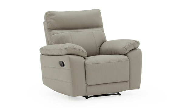 Compiano 1 Seater Recliner - Light Grey