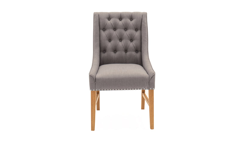 Wilton Dining Chair - Truffle Linen