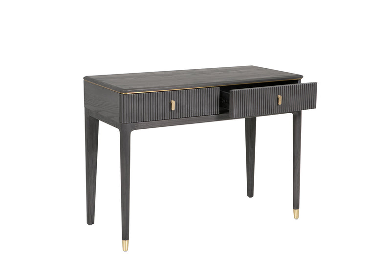 Darcy Dressing Table 2 Drawer - Ebony