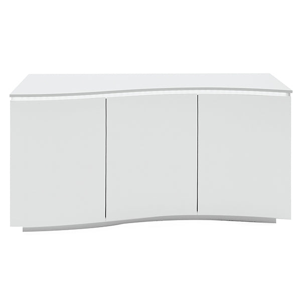 Wavy Sideboard - White Gloss with LED