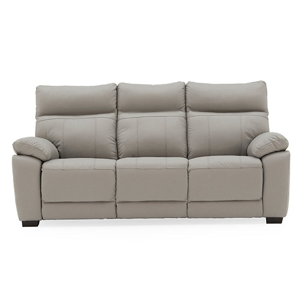 Compiano 3 Seater Fixed Sofa - Light Grey
