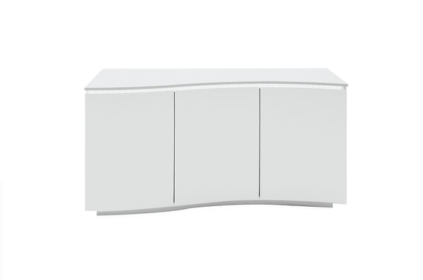 Wavy Sideboard - White Gloss with LED