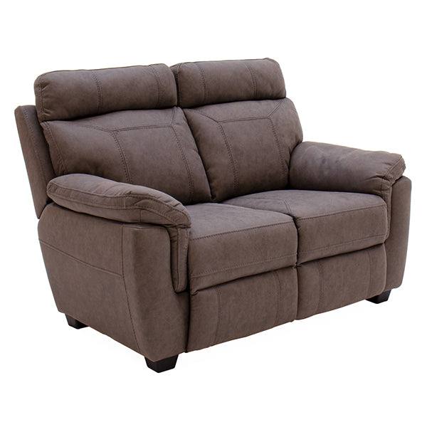 Bally Mor 2 Seater Fixed Sofa - Brown