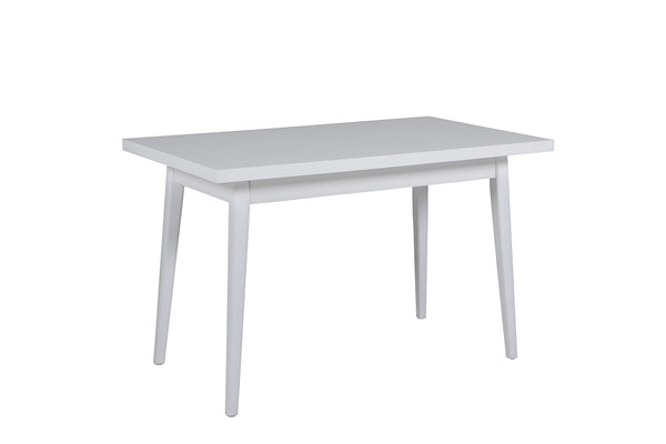 Lucy  Dining Table - Rectangle 1200 White Top White Leg