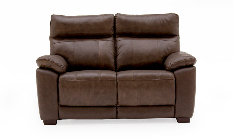 Compiano 2 Seater Fixed Sofa - Brown
