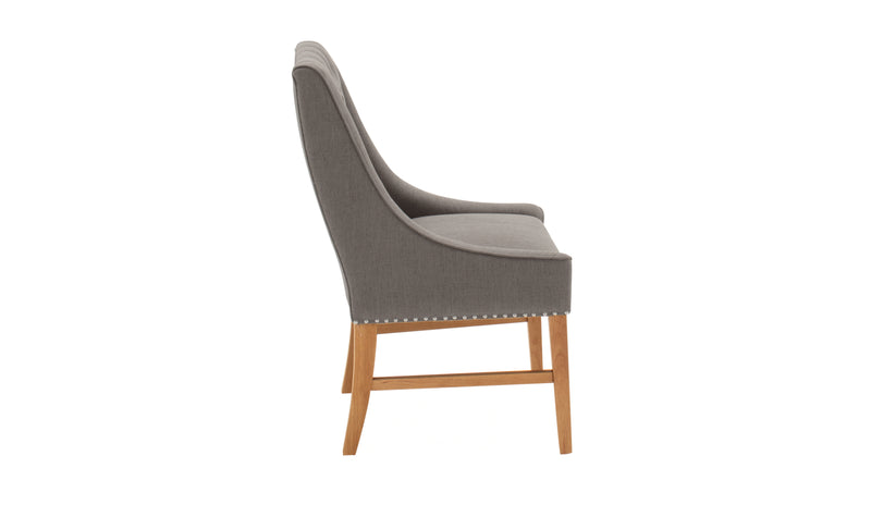 Wilton Dining Chair - Truffle Linen