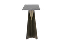 Iris Console Table - Stone Golden Black