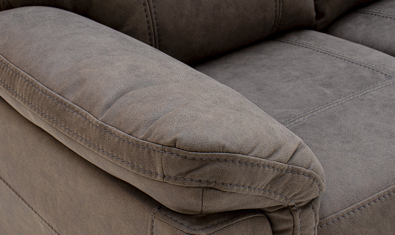 Bally Mor 2 Seater Fixed Sofa - Brown