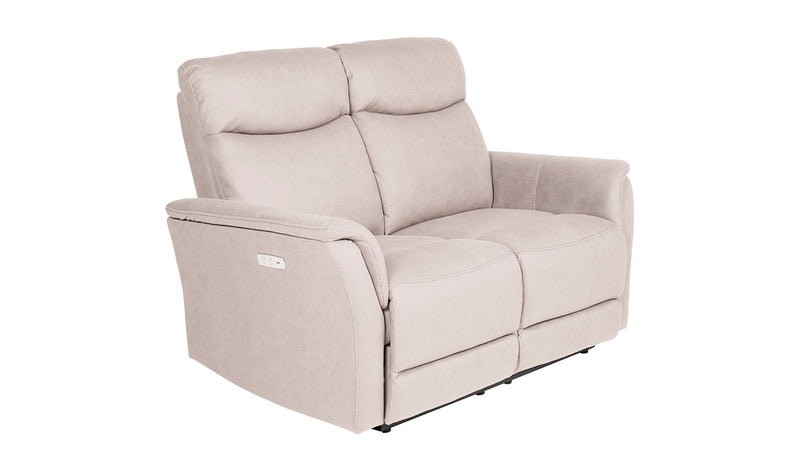 Monty 2 Seater Electric Reclining Sofa - Taupe