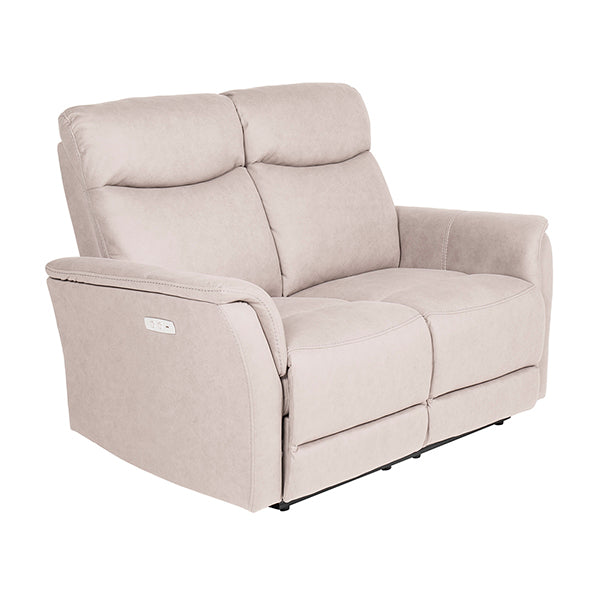Monty 2 Seater Electric Reclining Sofa - Taupe