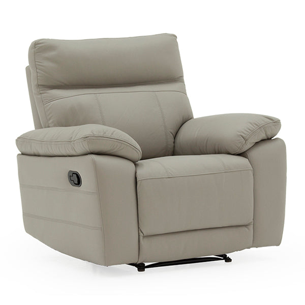 Compiano 1 Seater Recliner - Light Grey
