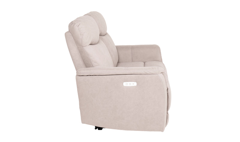 Monty 2 Seater Electric Reclining Sofa - Taupe