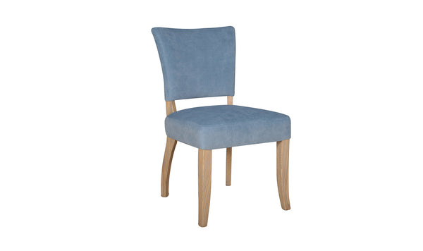 Prince Dining Chair Velvet - Blue