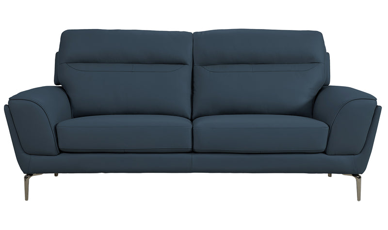 Vienna 3 Seater Fixed - Indigo