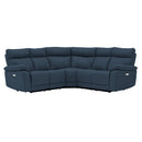 Compiano Corner Group Electric Reclining Sofa - Indigo
