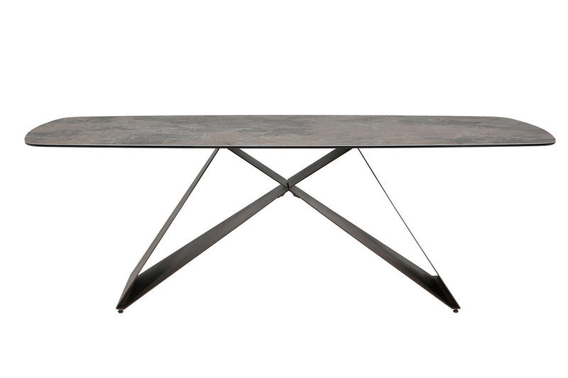 Zeti Dining Table 2200 - Ceramic Espresso