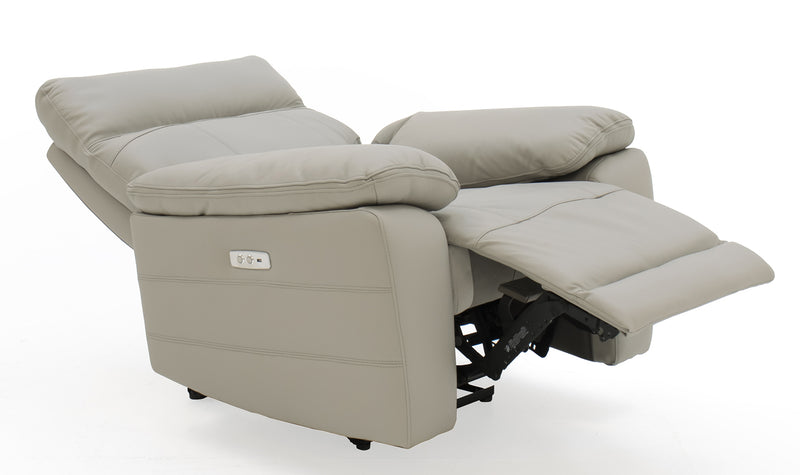 Compiano 1 Seater Electric Recliner - Light Grey