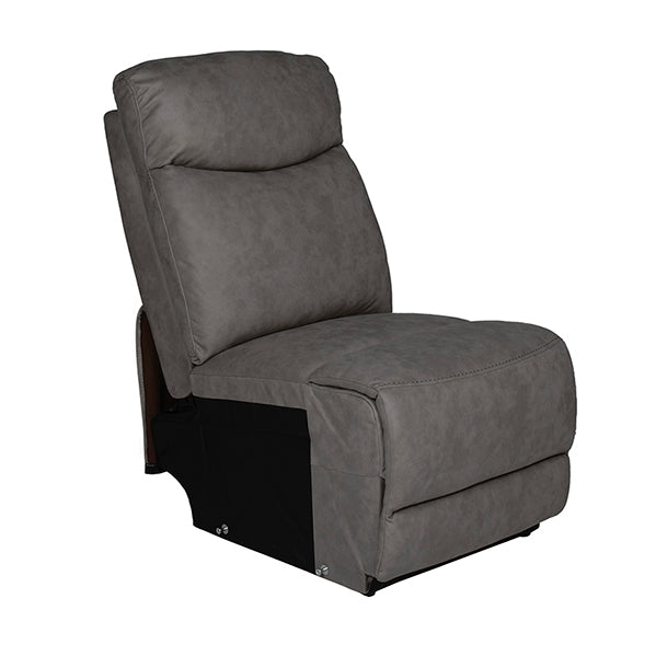 Monty Armless 1 Seat Sectional - Grey