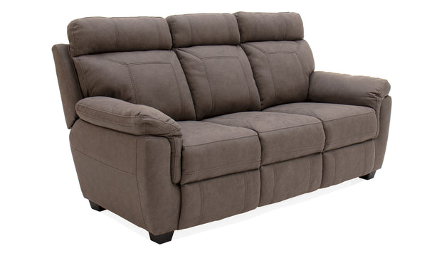 Bally Mor 3 Seater Fixed Sofa - Brown
