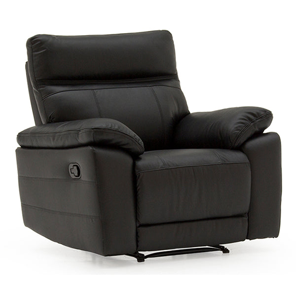 Compiano 1 Seater Recliner - Black