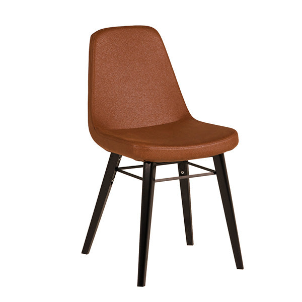 Janet Dining Chair - Tawny Black Leg
