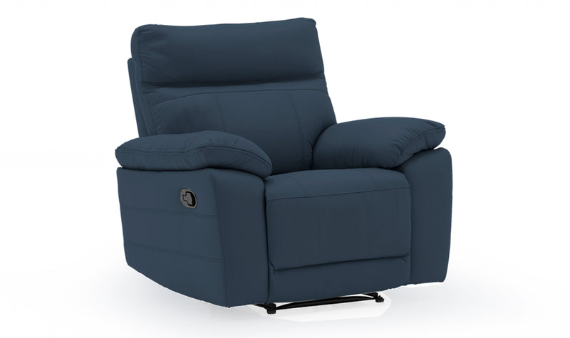 Compiano 1 Seater Recliner - Indigo