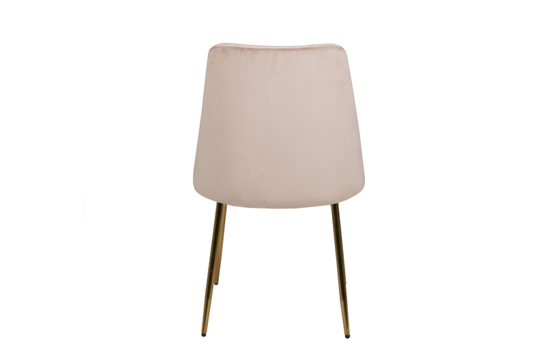 Christy Dining Chair - Sand Gold Leg