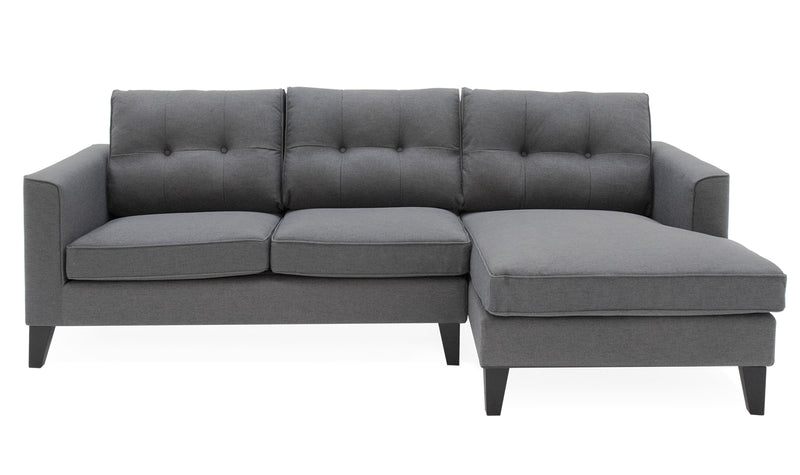 Arizona Corner Sofa - Charcoal New (Right Hand Facing)