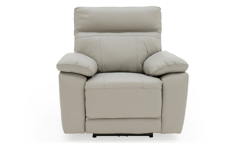 Compiano 1 Seater Electric Recliner - Light Grey