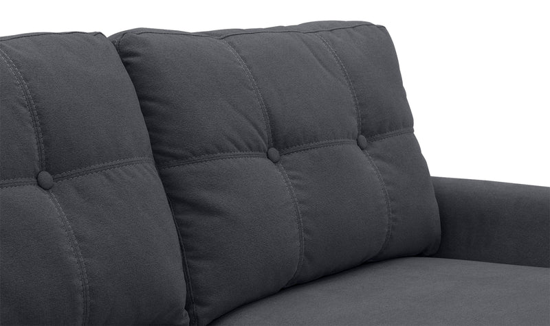 Oscar 2 Seater Sofa - Charcoal