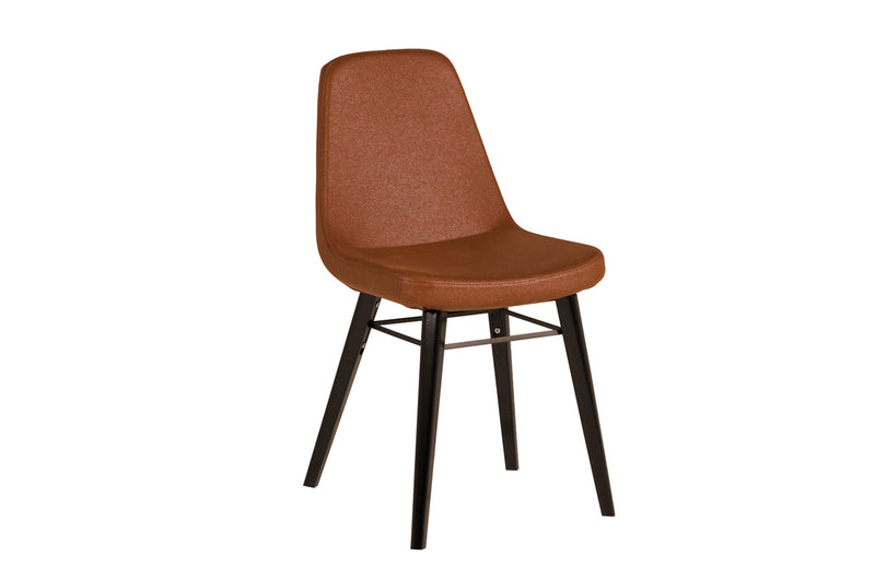 Janet Dining Chair - Tawny Black Leg