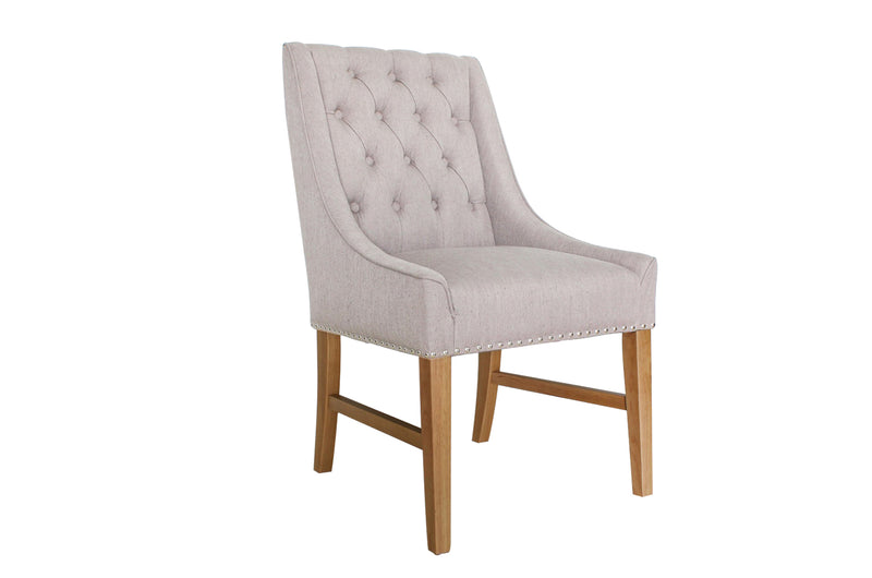 Wilton Dining Chair - Buff Linen