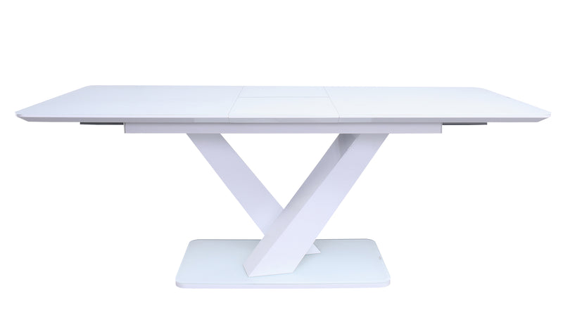 Rossbeg Dining Table Ext - White Gloss 1600/2000