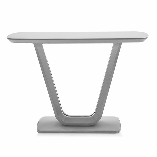 Wavy Console Table - Light Grey Matt