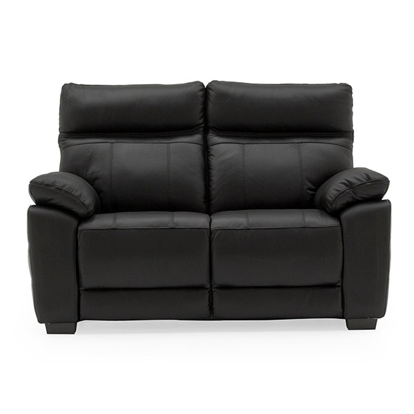 Compiano 2 Seater Fixed Sofa - Black