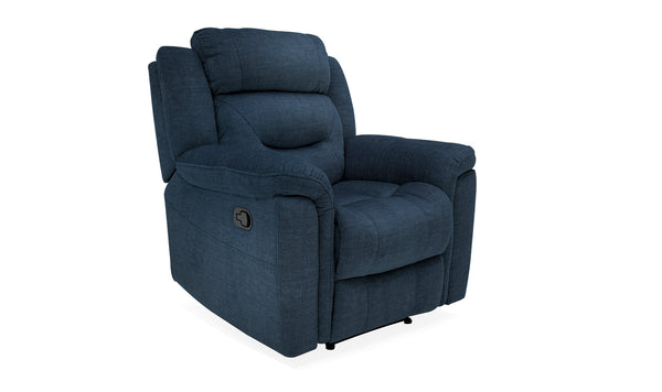 Davenport Reclining Armchair- Blue